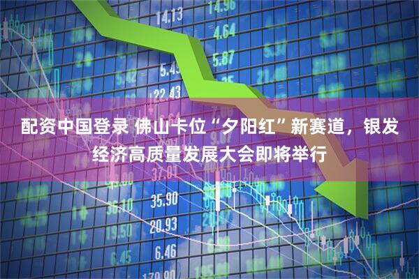 配资中国登录 佛山卡位“夕阳红”新赛道，银发经济高质量发展大会即将举行